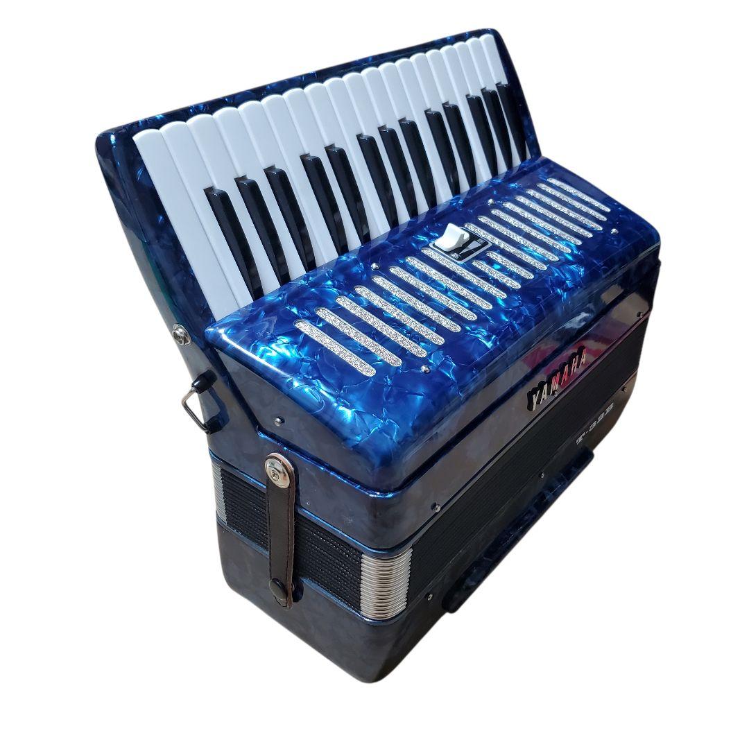 【極美品】YAMAHA T-32B テナーアコーディオン　ヤマハ　レトロブルー