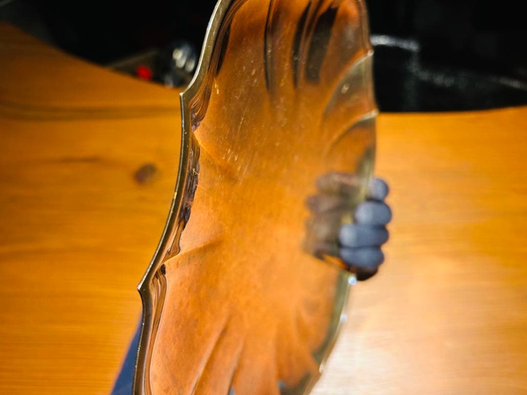 USAアンティーク】 シルバープレート　大皿　トレー　トレンチB