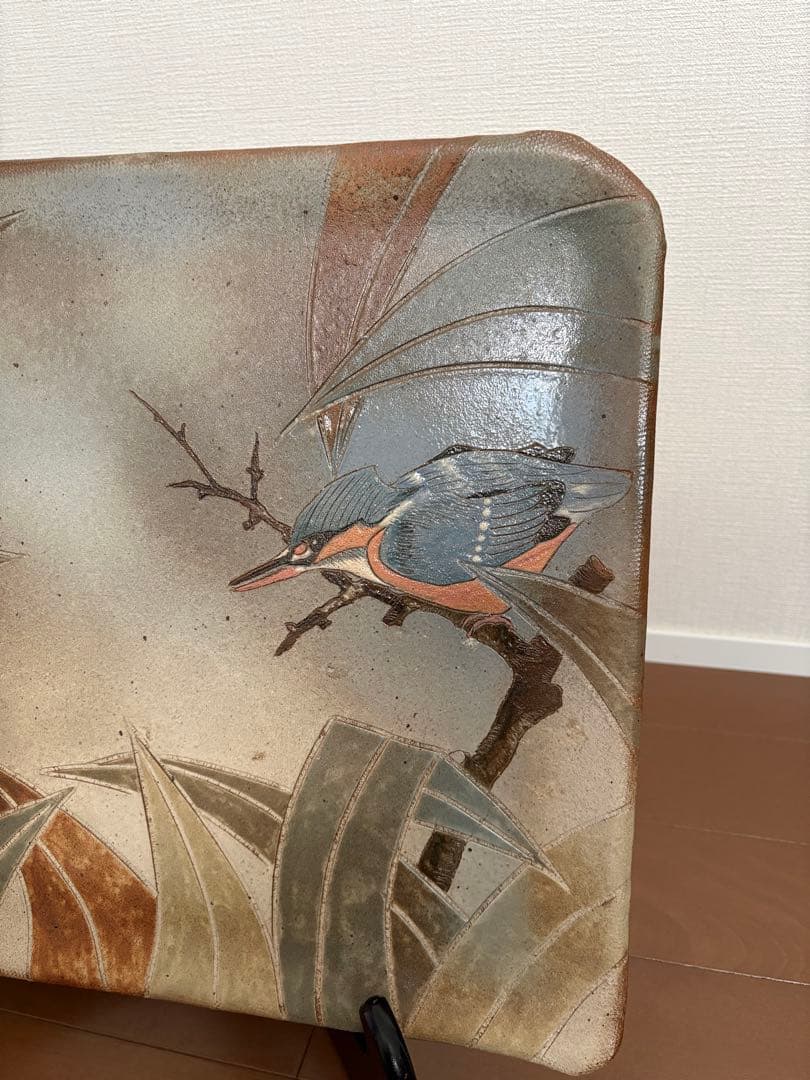 虎兵窯　絵皿　大