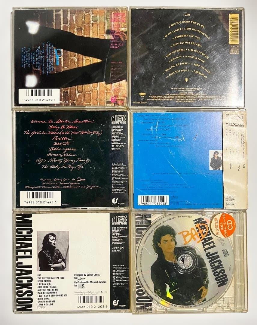 MICHAEL JACKSON CDセット　「BAD」picture label