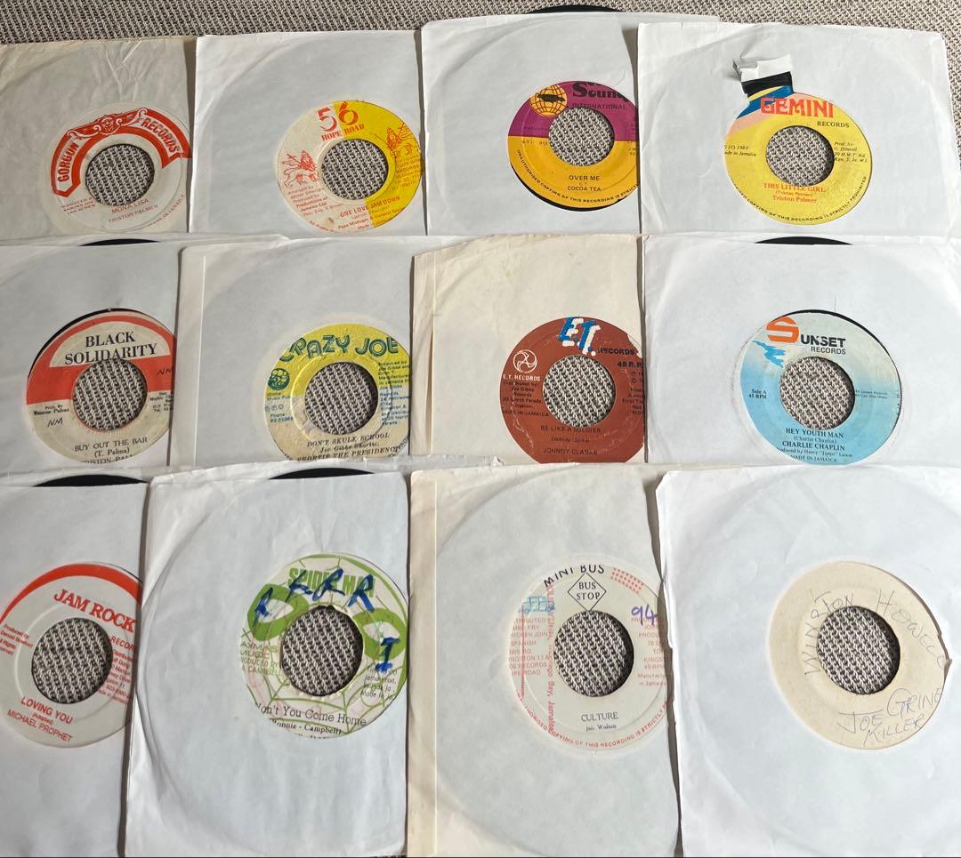 64枚セット　80's前半　生音　ダンスホール　レア盤　オリジナル盤　多数