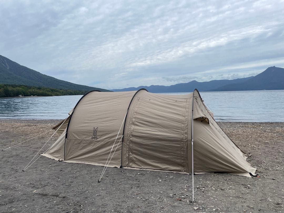 【廃盤品】☆DOD カマボコテントミニ タンカラー ミニカマ T3-488-TN