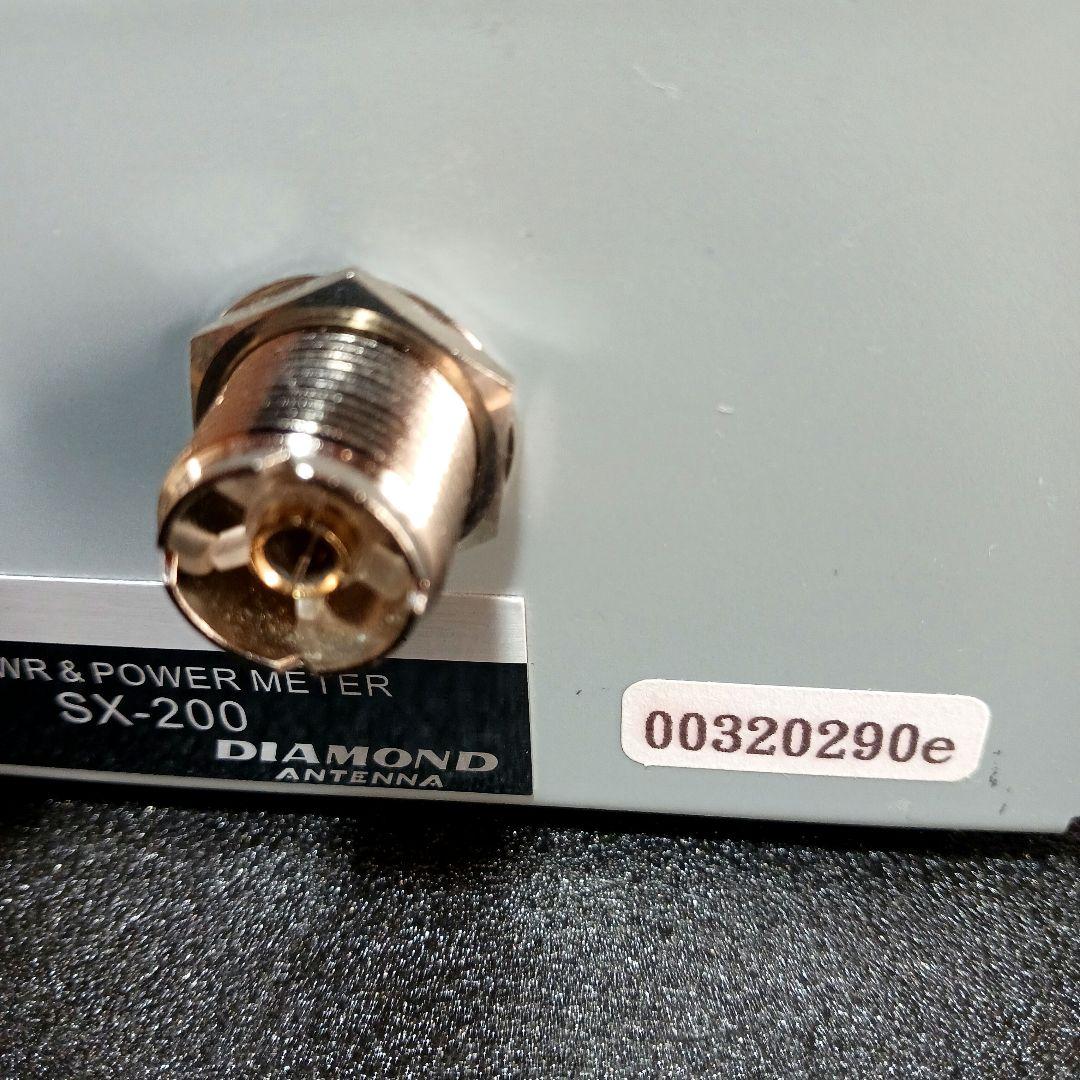 ダイヤモンドSX200 高性能 通過形SWR・パワー計「1.8～200MHz」