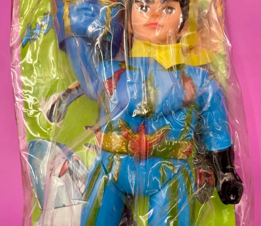 特価 旧バンダイイナズマンFソフビ人形 デッドストック未開封新品