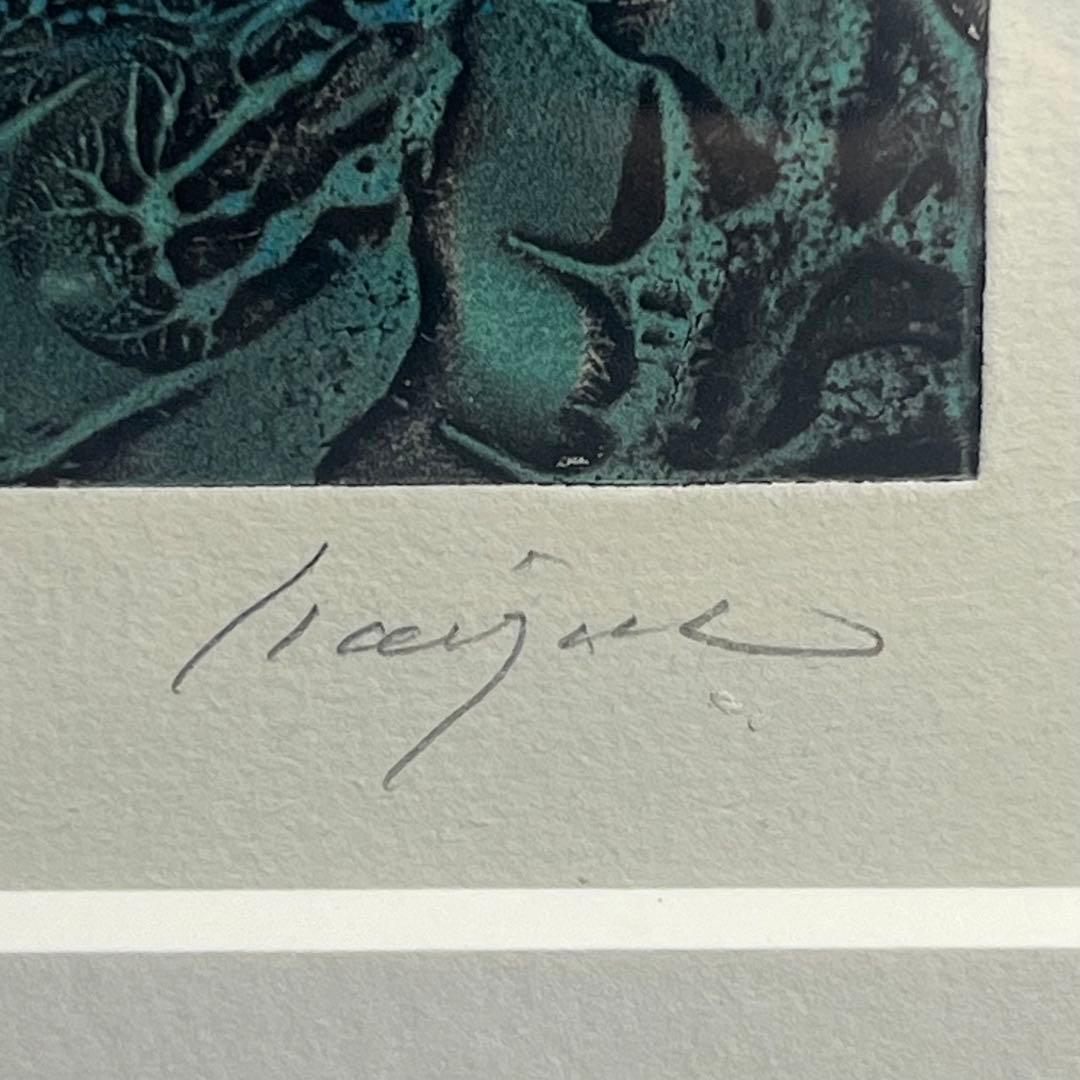 【希少・額装】 野見山暁治 なにか言えよ 銅版画