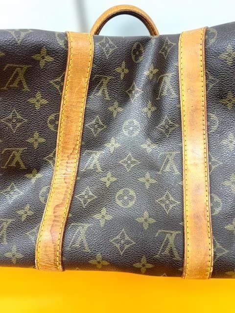 ルイヴィトン モノグラム キーポル ボストンバッグ ヴィンテージ ネームタグ付