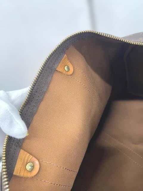 ルイヴィトン モノグラム キーポル ボストンバッグ ヴィンテージ ネームタグ付