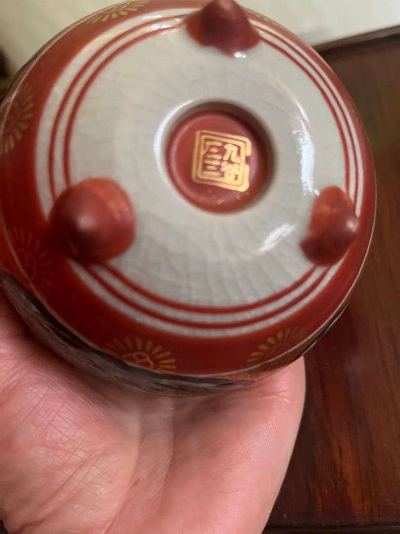 香炉　九谷焼　九谷庄三　茶道具 表千家裏千家　和風小物和風インテリア香道茶事