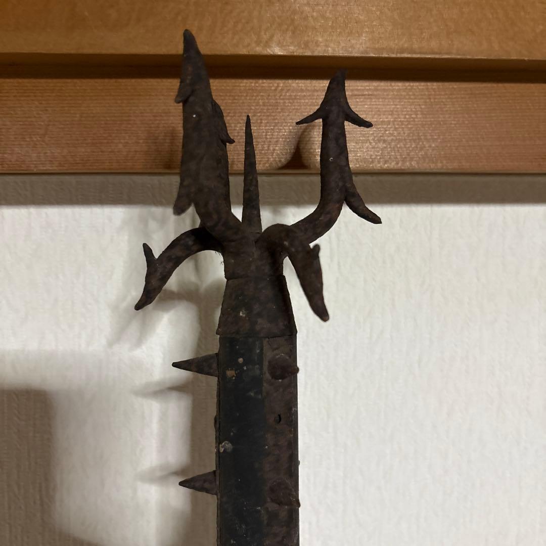 模造刀　模造槍　袖搦　そでがらみ　棍棒　骨董品　武具　レトロ　江戸時代　捕縛