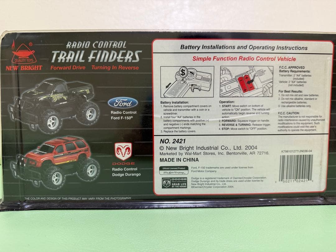 【希少/日本未発売】2004年製 New Bright ダッジ デュランゴ RC