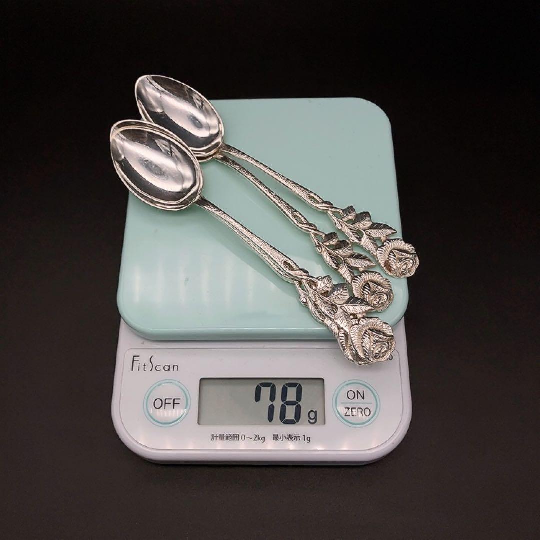 ドイツ ANTIKO アンティークスプーン 5本 ヒルデスハイムローズ 薔薇