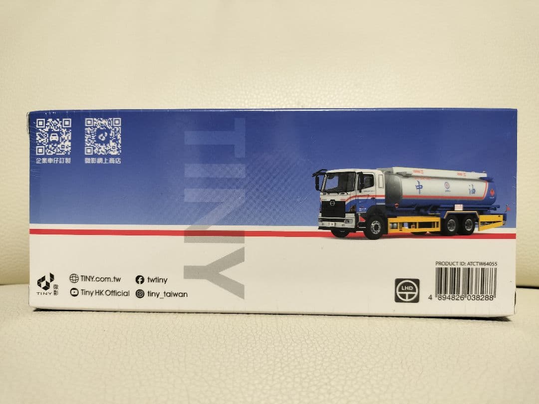 TINY 台湾中油 タンクローリー ミニカー 模型 タイニー 車 日野 微影