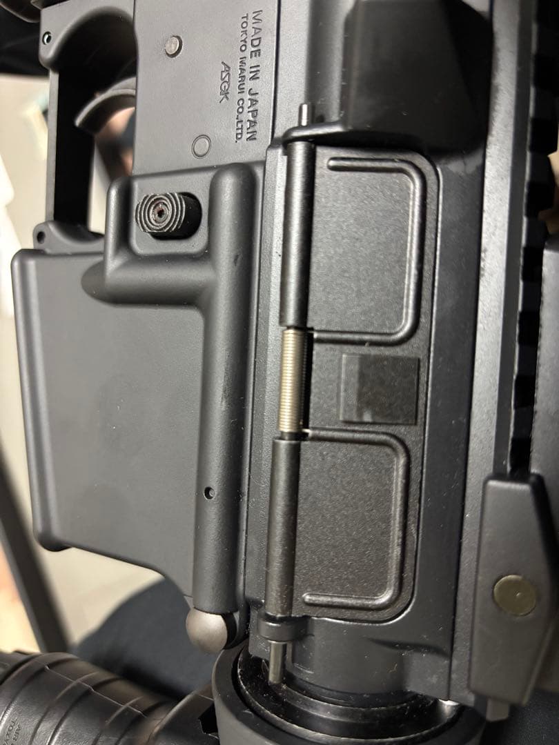 【良品】次世代電動ガンCQB-R ブラックモデル・予備マガジン×2付き