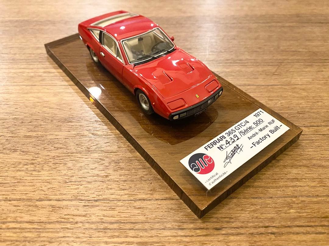 中古品 希少！1/43 AMR フェラーリ 365GTC/4 レッド