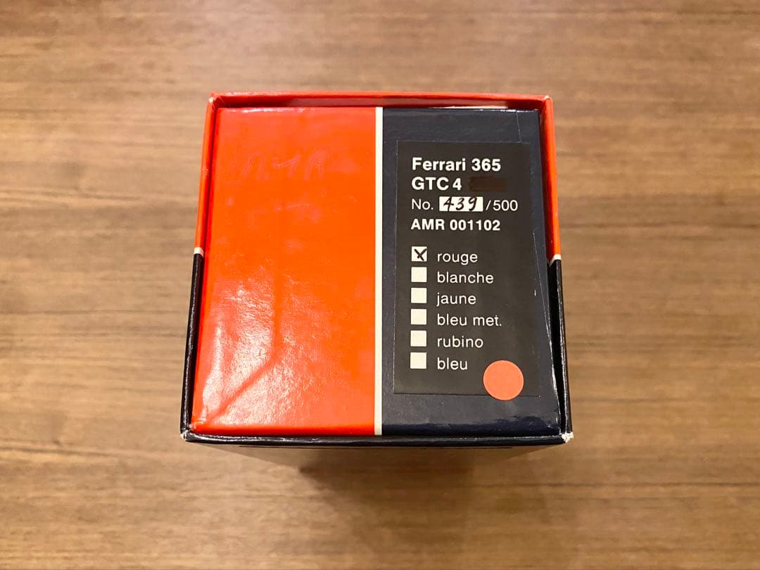 中古品 希少！1/43 AMR フェラーリ 365GTC/4 レッド