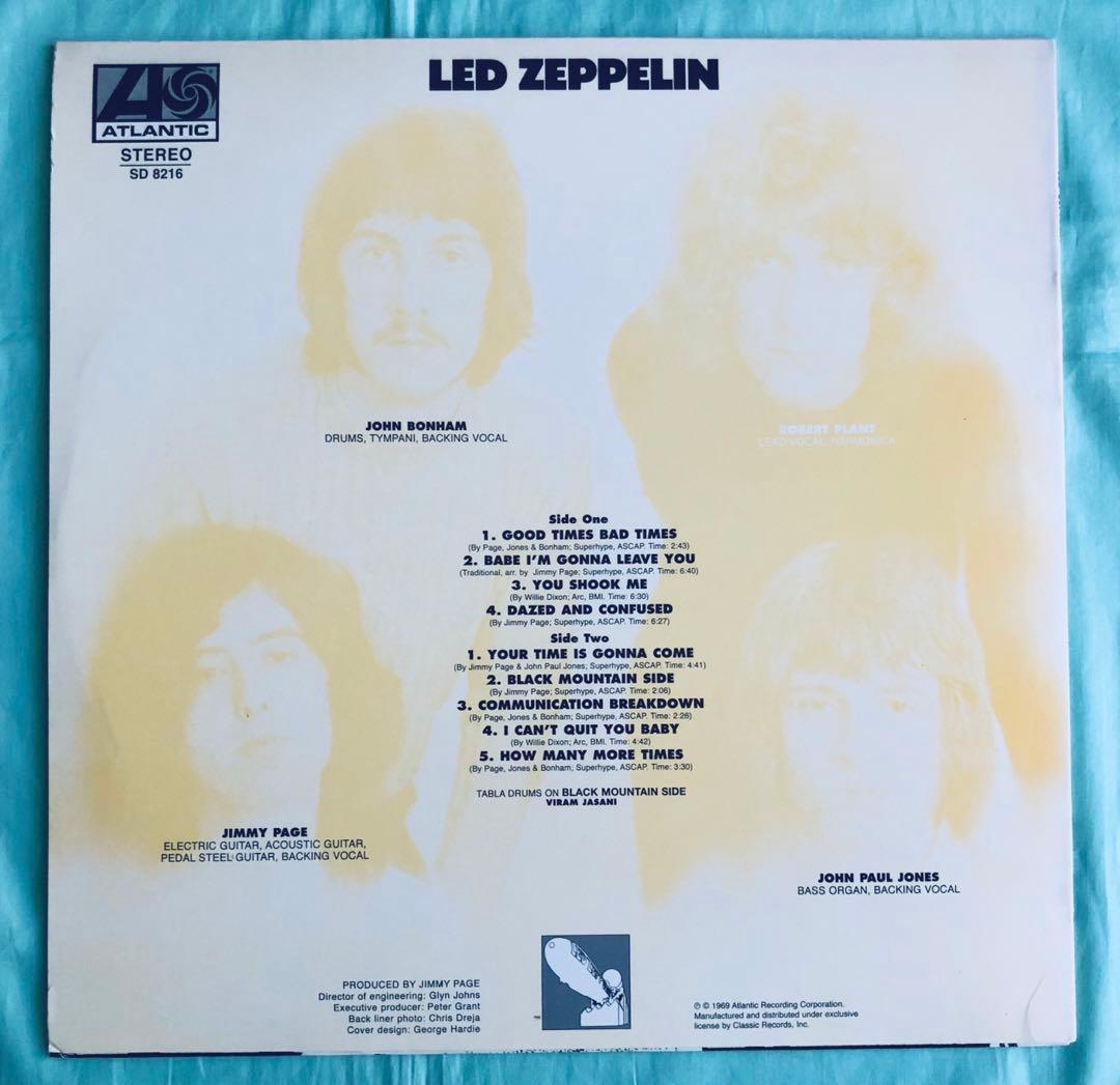 【希少クラシックレコーズ盤/USプレス】レッド・ツェッペリン　BG刻印