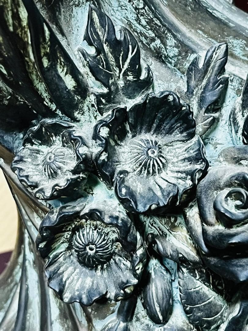 アールヌーボー　スタンドミラー