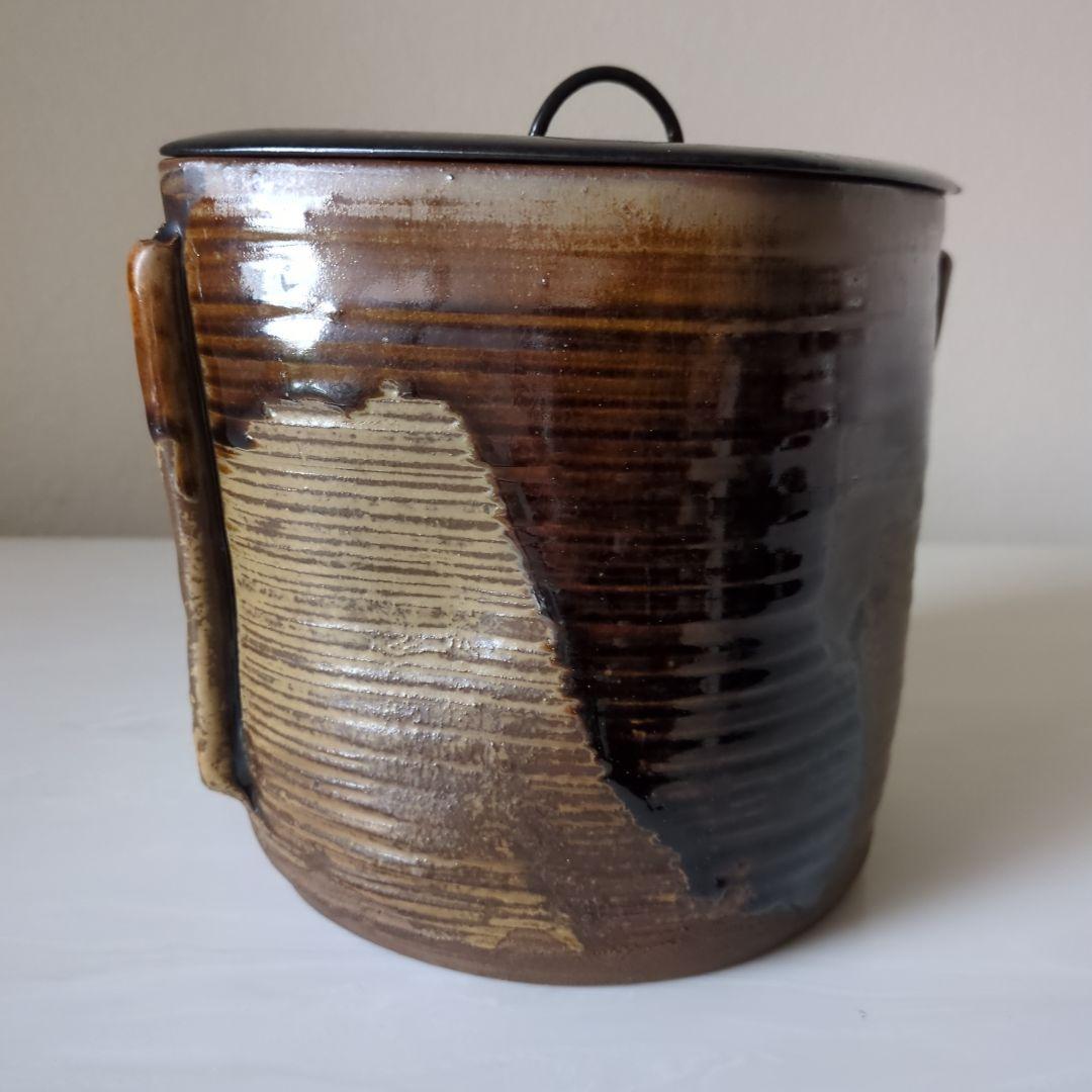 茶道具　耳付き水指　水指　如拙庵　須田祥豊　菱形耳付水指