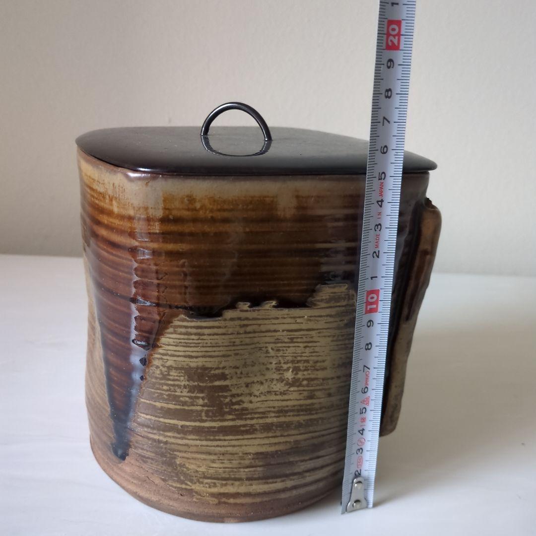 茶道具　耳付き水指　水指　如拙庵　須田祥豊　菱形耳付水指