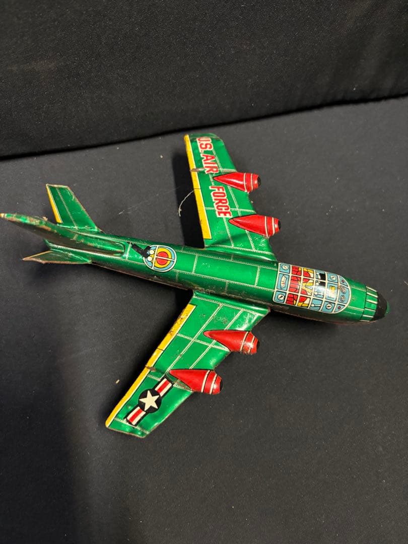 絶版 ブリキ エアフォース US 昭和レトロ アンティーク インテリア おもちゃ