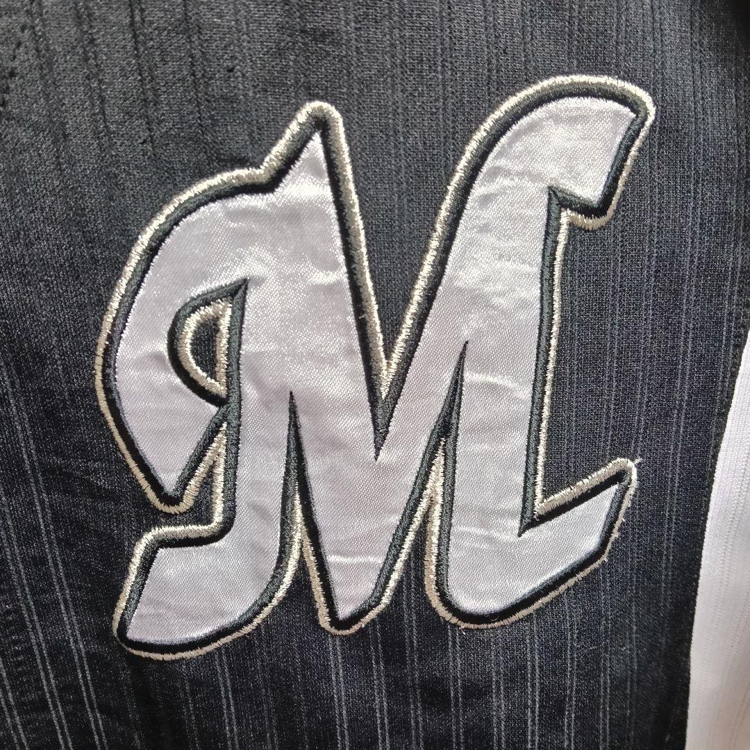 ⭐千葉ロッテ レジェンド・黒木知宏選手 プリントユニフォーム（ビジター／M）⭐