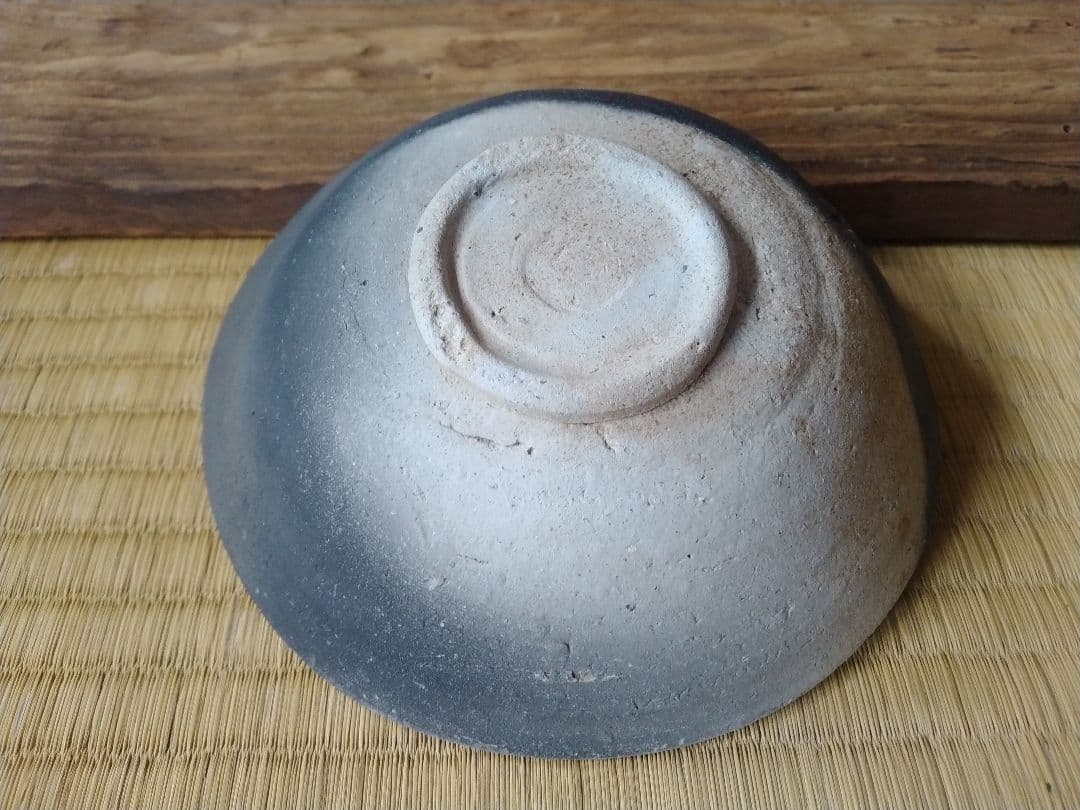 平安～鎌倉時代　黒色土器碗　骨董　古美術　発掘品　茶碗　酒器　土器　瓦器