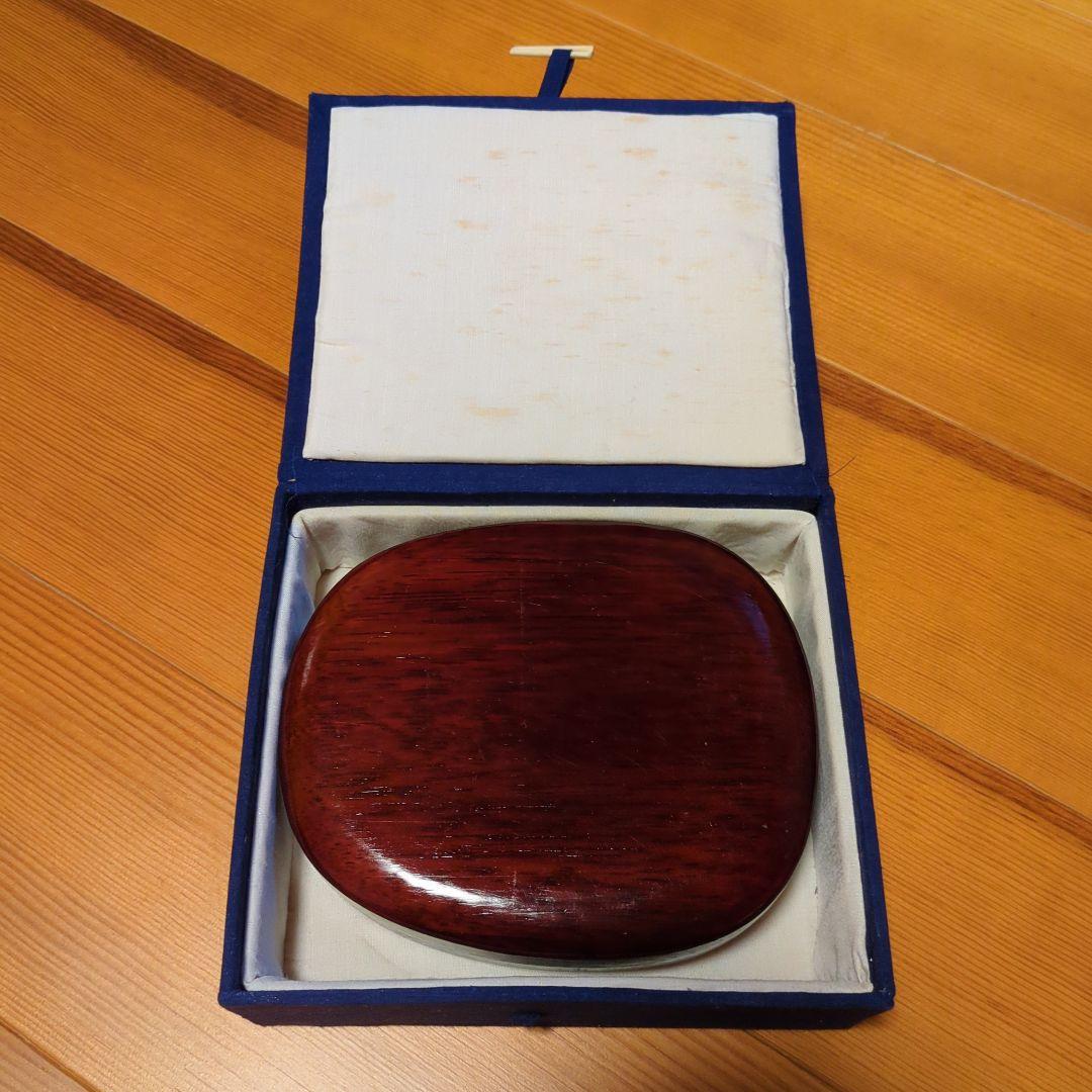 未使用【高級硯　漆箱付き】