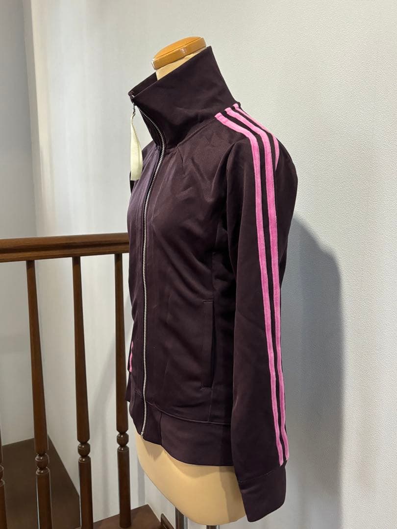 adidas トレーニングジャケット 紫ピンク