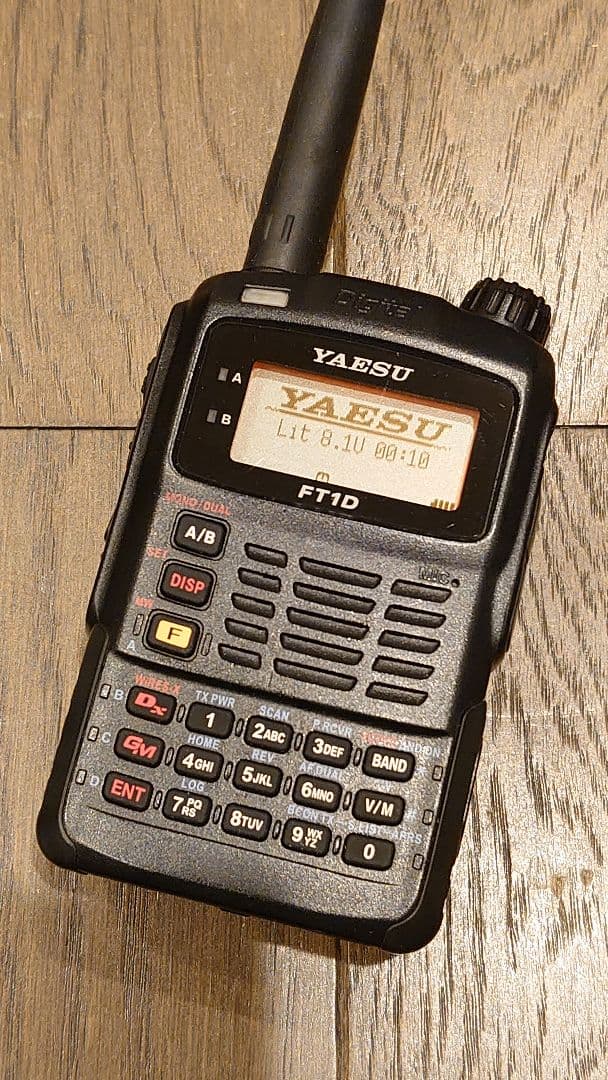 ヤエス FT1D ハンディ無線機 144/430MHz バッテリ（大小２個付）