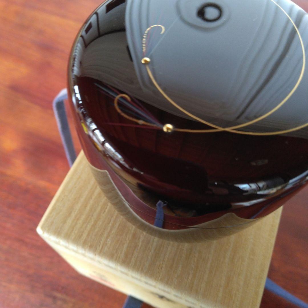 棗　蒔絵　茶道　坂水造　清流蒔絵