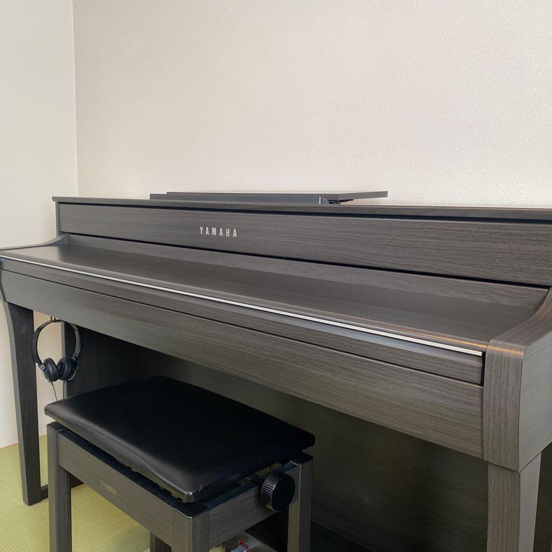 YAMAHA 電子ピアノ ダークウッド イス付き
