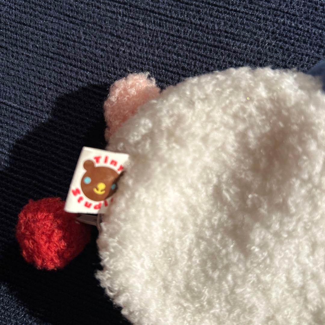 レトロ　モコモコ　Tiny Studio ベア　クマ　くまさん　ポーチ