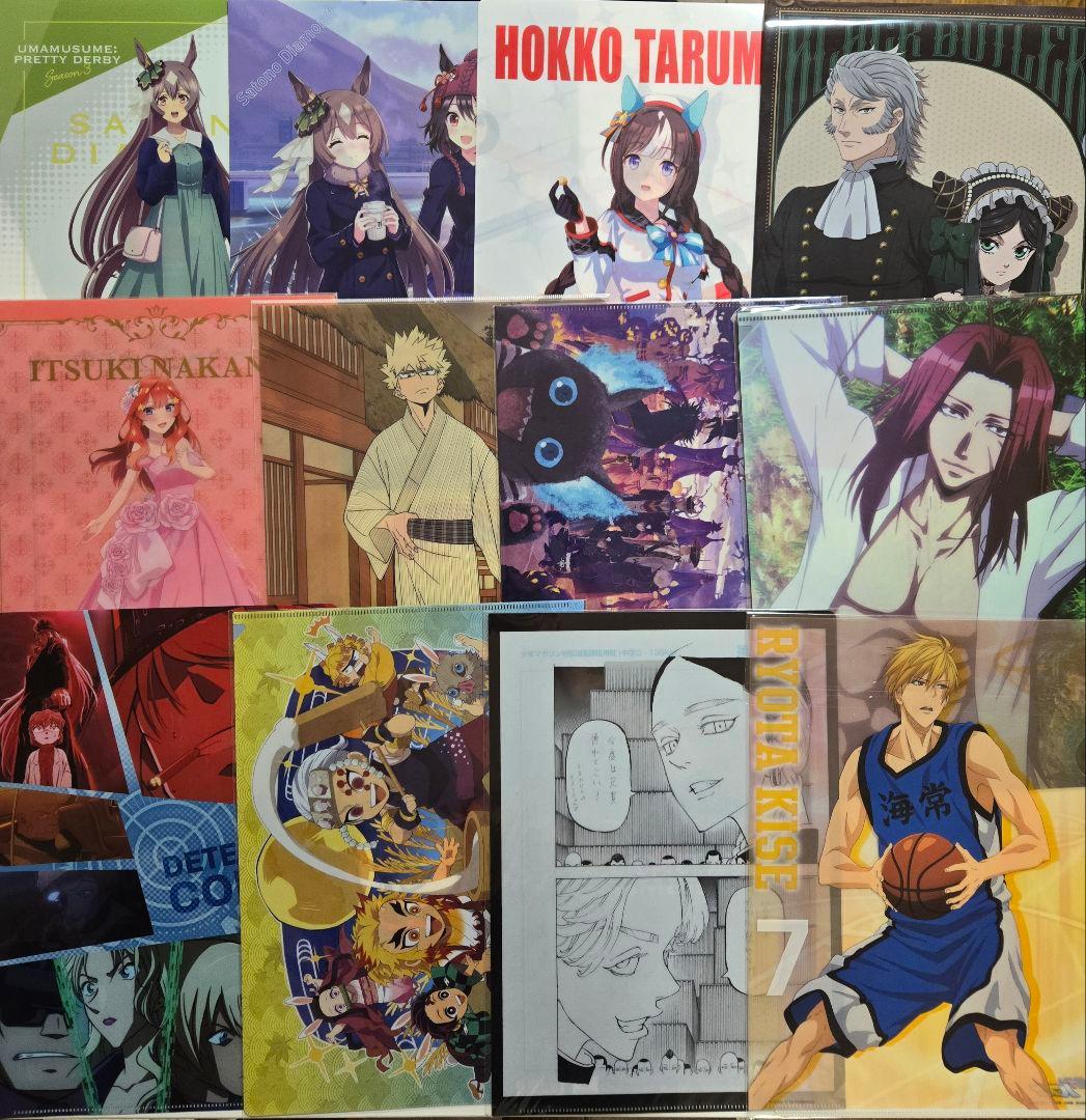 アニメグッズ キャラクターグッズ クリアファイル まとめ売り 300枚以上