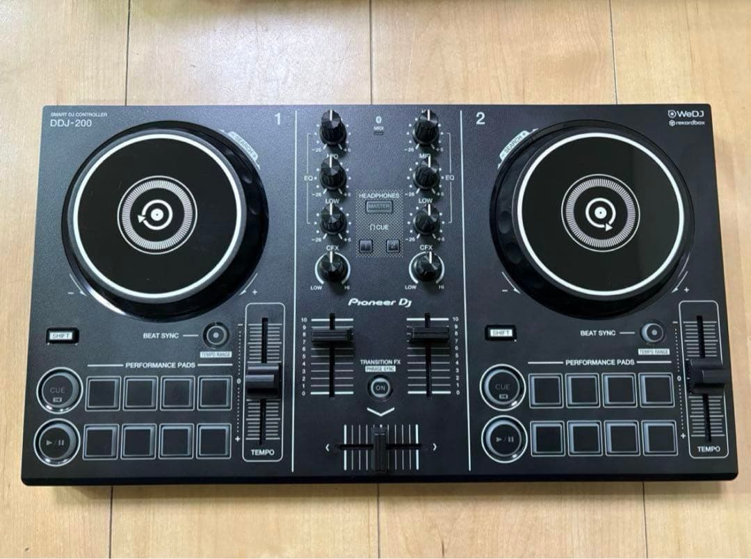 初心者に最適！Pioneer DDJ-200【Bluetooth対応付属品完備】