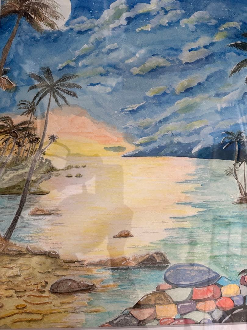 癒しの絵　水彩画　原画