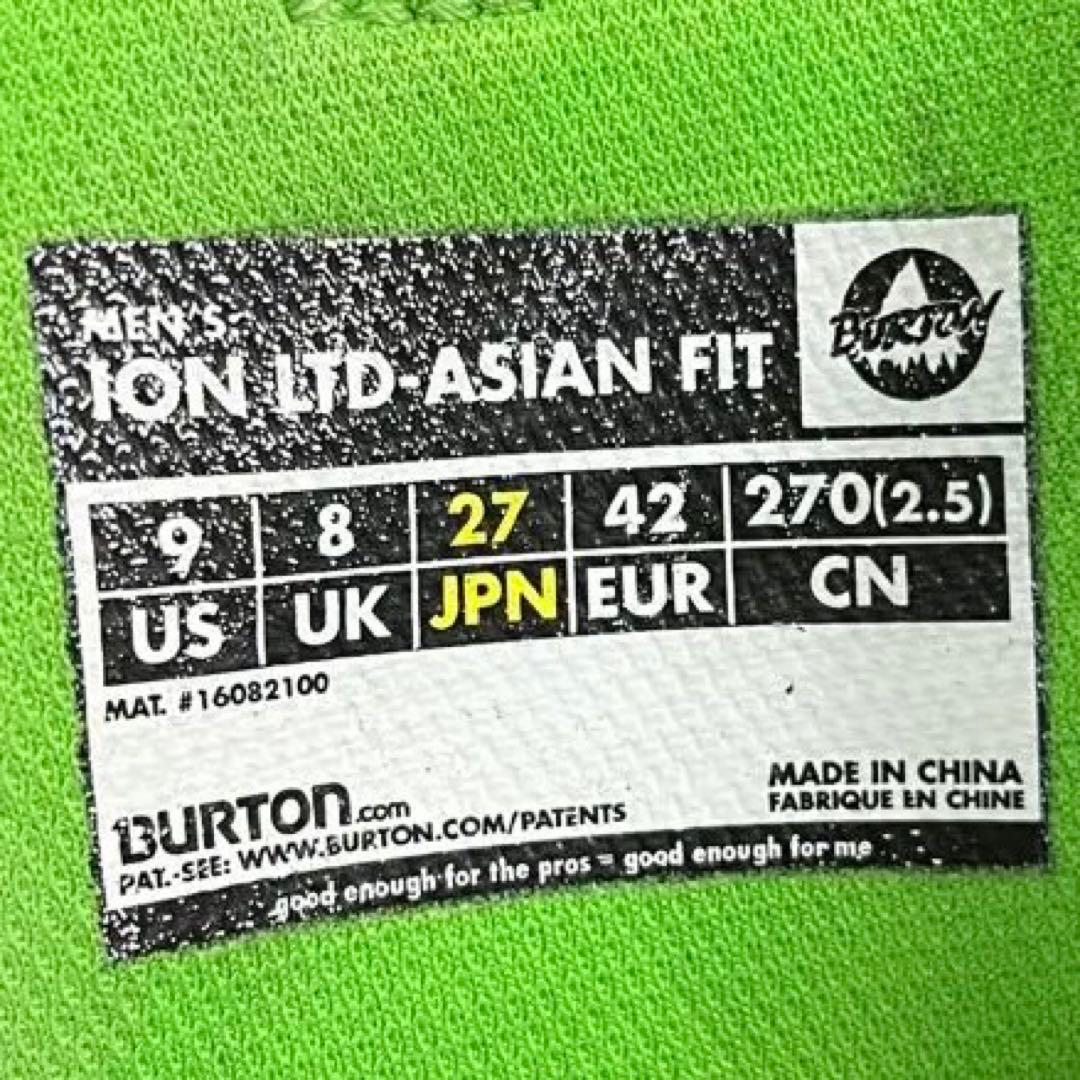 【即日発送】BURTON ION LTD-ASIANFIT アイオン27.0cm