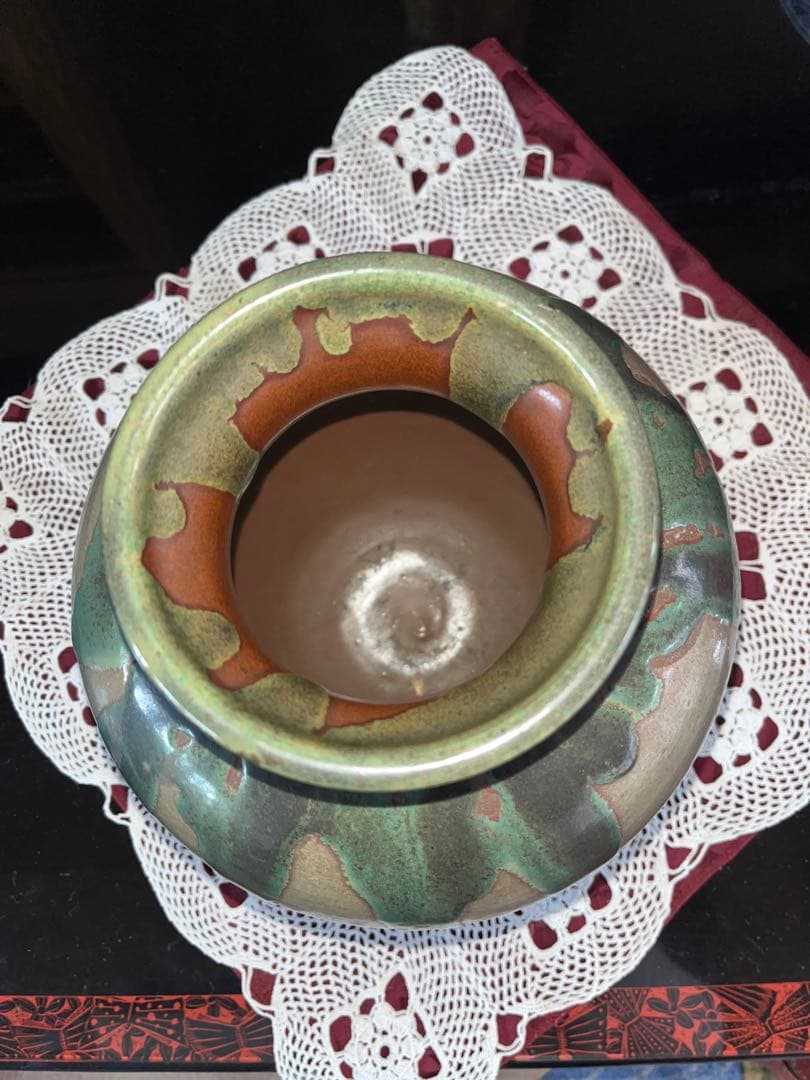 上野焼 壷 花器 花瓶 花入 華道具 茶道具 陶器 骨董品 江戸明治