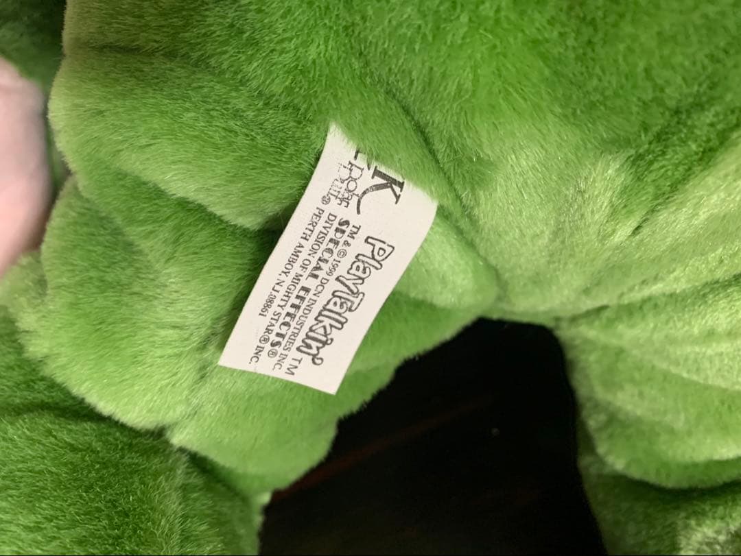 プレイトーキン　カエル　タグ付き