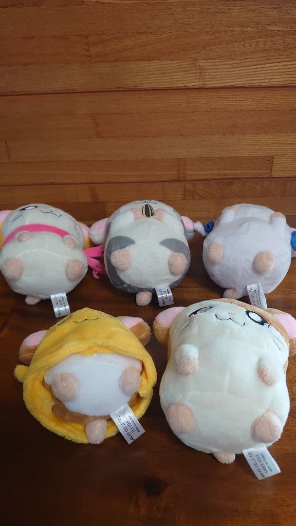 とっとこハム太郎　ハムちゃんずコレクション　ぬいぐるみ　三英貿易　5個セット