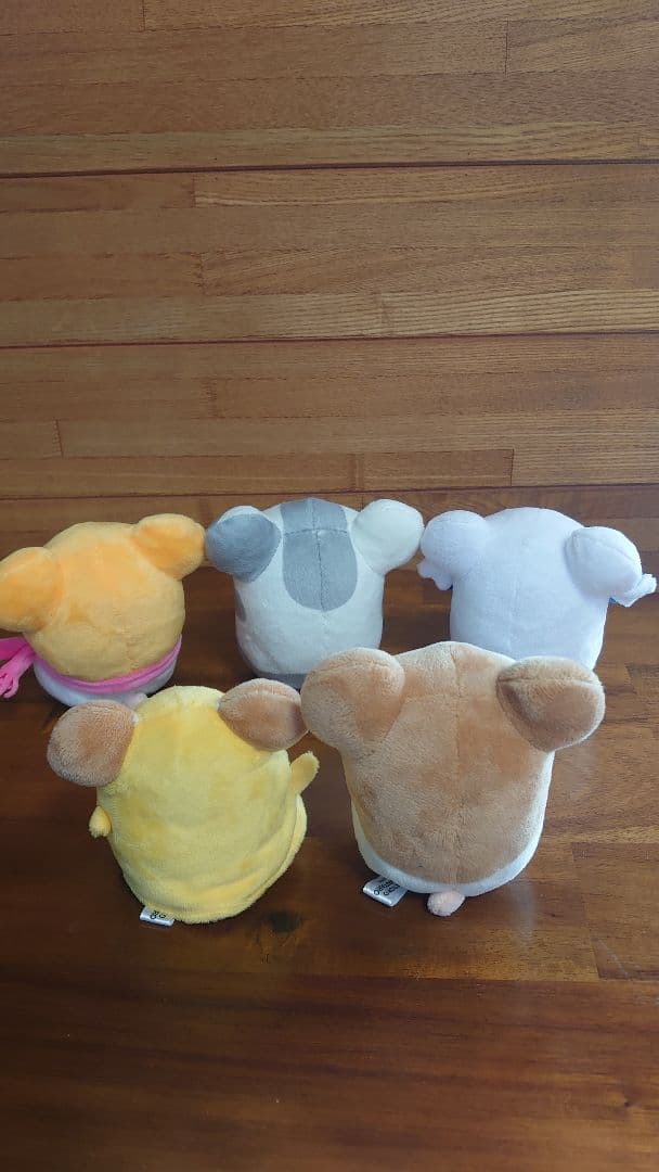 とっとこハム太郎　ハムちゃんずコレクション　ぬいぐるみ　三英貿易　5個セット
