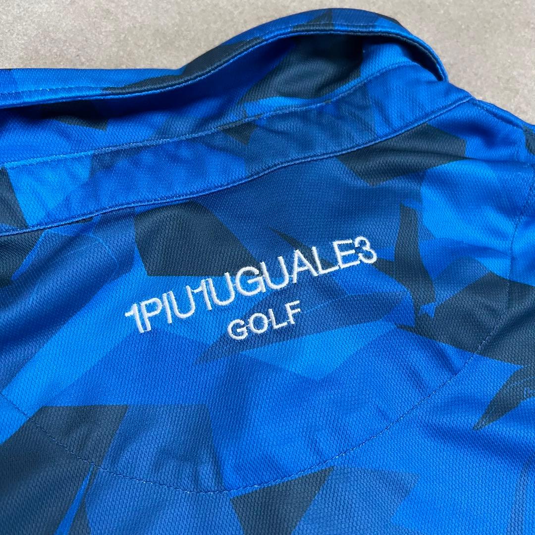 1piu1uguale3 GOLF ポロシャツ　メンズ　ゴルフ　カモフラ　迷彩