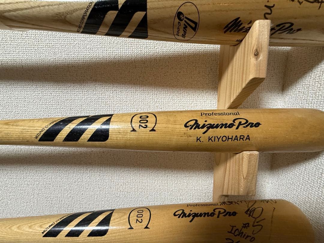 西武ライオンズ　清原選手　実使用バット