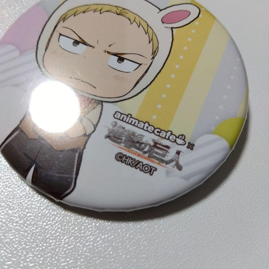 【進撃の巨人】ライナー アニメイトカフェ 缶バッジ イースター