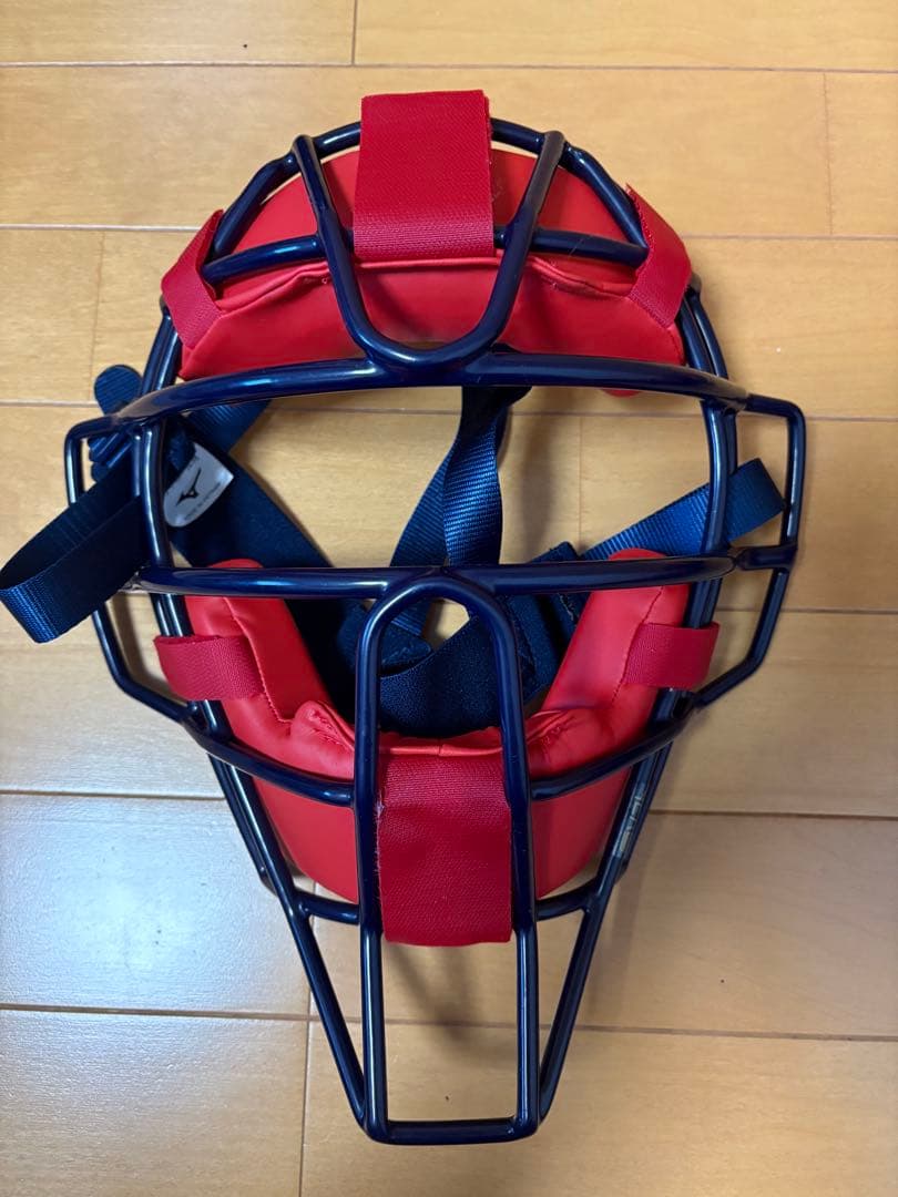 Mizuno Pro キャッチャー防具セット 赤/黒　硬式、革・ゴムソフト用