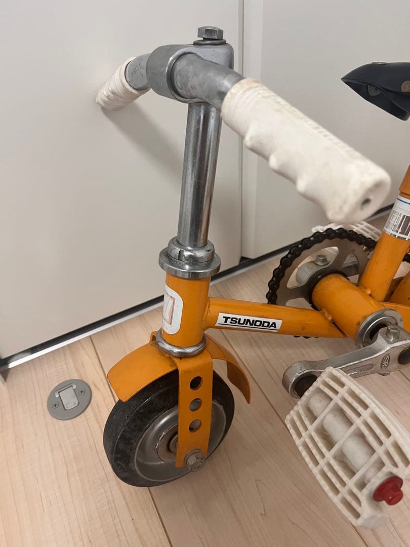 ミニ自転車　アンティーク　ツノダ　豆チャリ