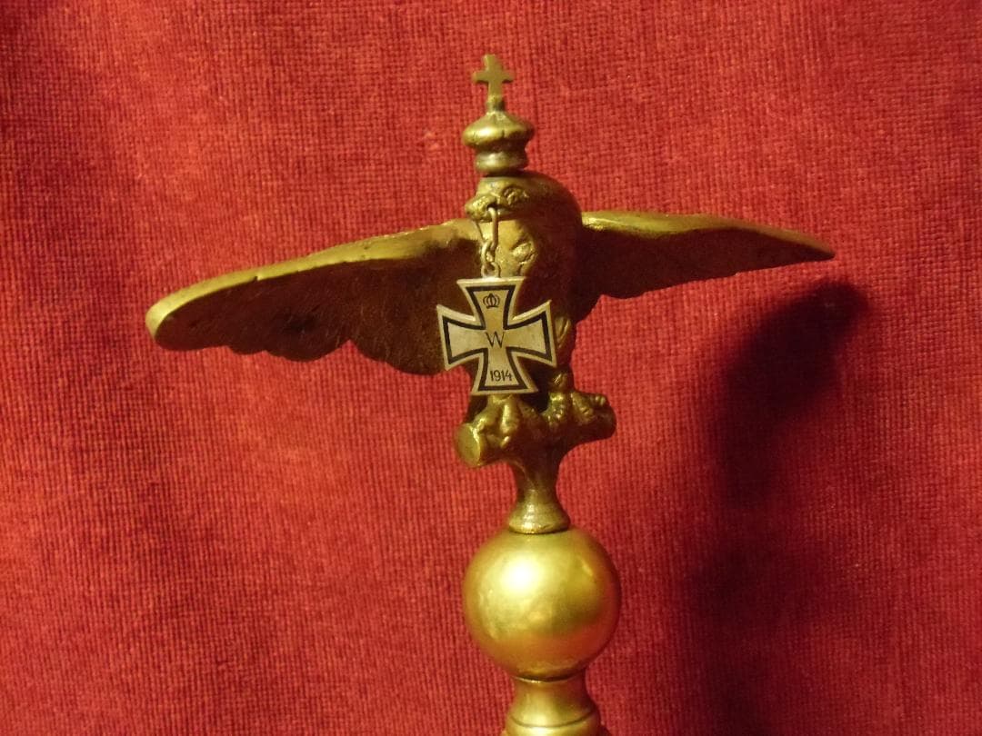 Ｗドイツ軍/プロイセン王国＊１９１４鉄十字勲章プリンツ＊懸垂鷲の置物（実物）