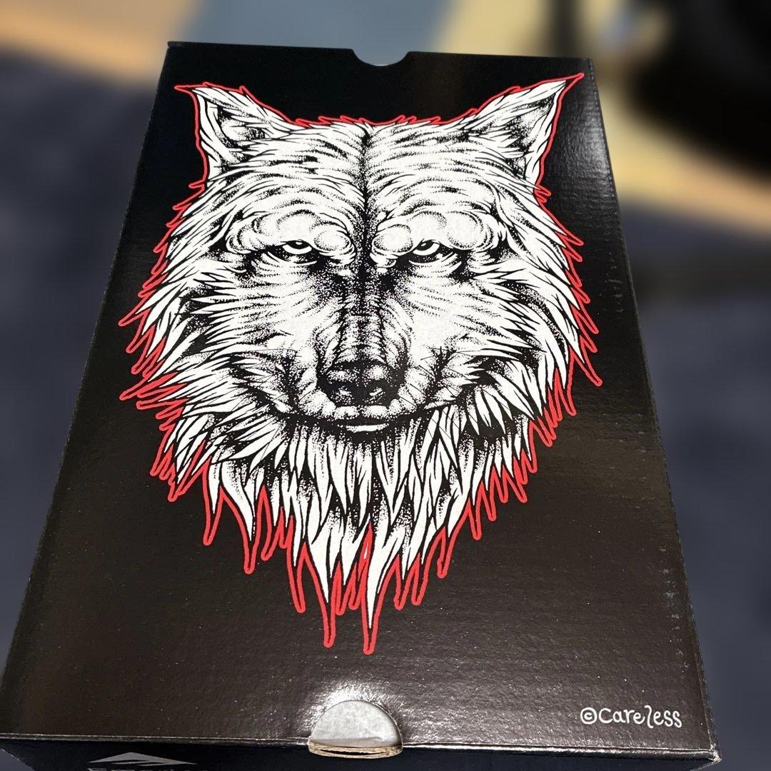 マンウィズ　爪痕デザイン ブラックスニーカー　EMERICA 27.5