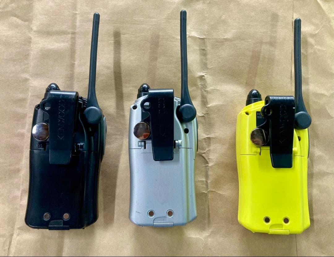 KENWOOD UBZ-LH11 特定省電力トランシーバー 3色セット&充電器