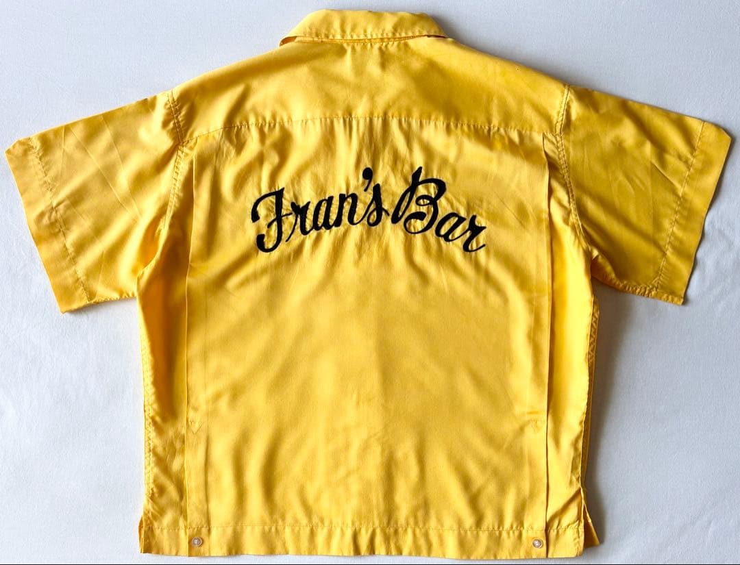 60's〜70's USA製 ヒルトン HILTON ボーリングシャツ 刺繍