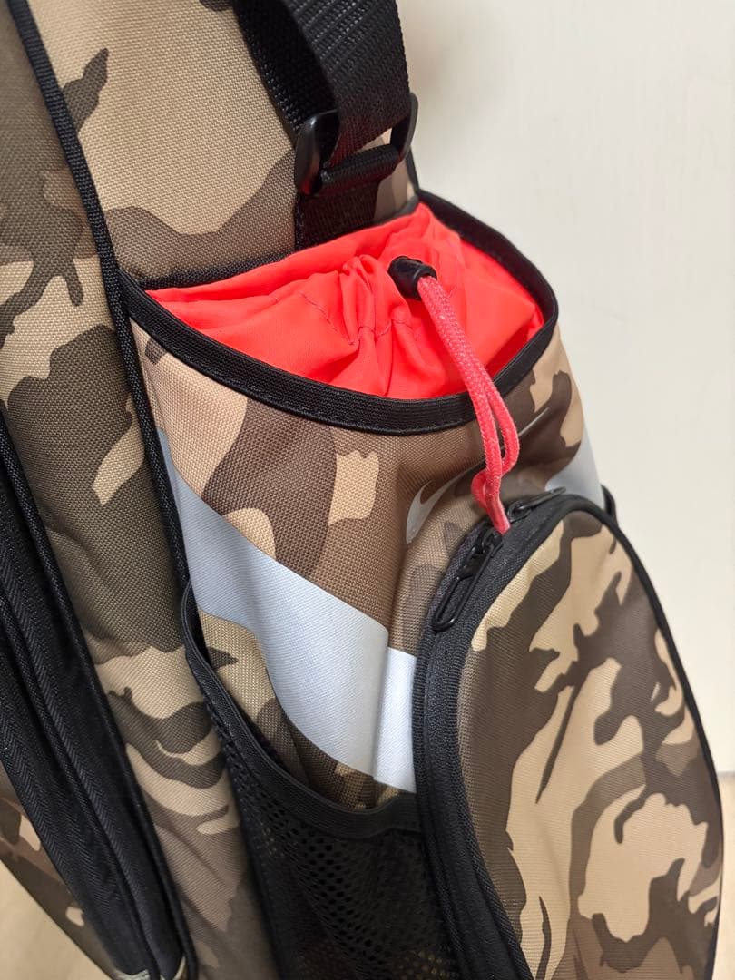 美品　希少レア　ナイキ　NIKE 迷彩　カモ　キャディバッグ